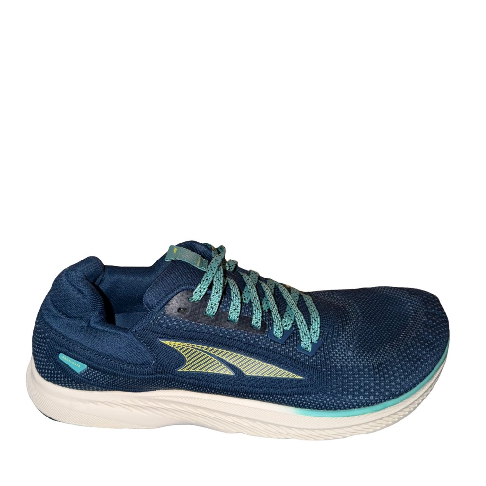 Men's Navy Running Shoe with Teal Accents